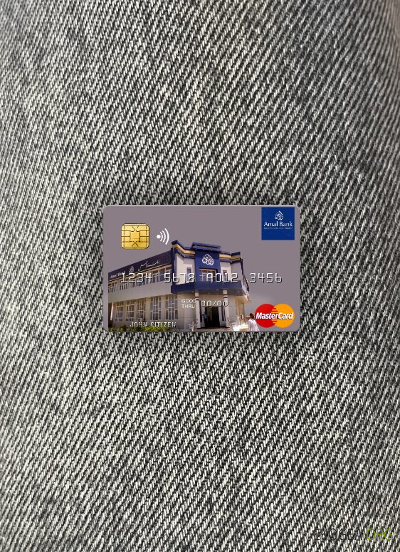 Somalie Amal Bank mastercard photolook recto